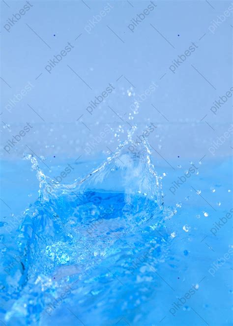 Blue Water Surface Splash Photography Illustration | PSD Backgrounds ...