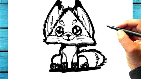 Tuto dessin renard kawaii facile à dessiner Comment dessiner un renard