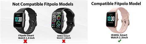 Amazon Tencloud Pack Bands Compatible With Fitpolo Smart Watch