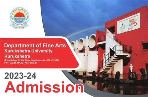 Kuk Fine Arts Department Admission 2023 24 Haryana Csc Lhk Media