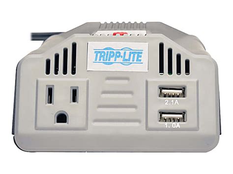 Tripp Lite Ultra Compact Car Inverter W V Dc To V Ac Usb