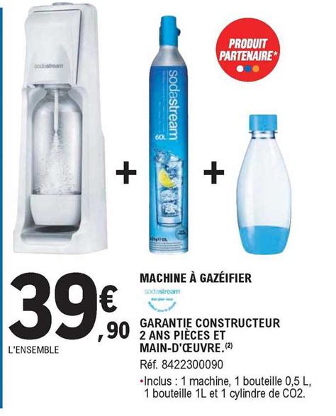 Promo Machine à Gazéifier Sodastream chez E Leclerc iCatalogue fr