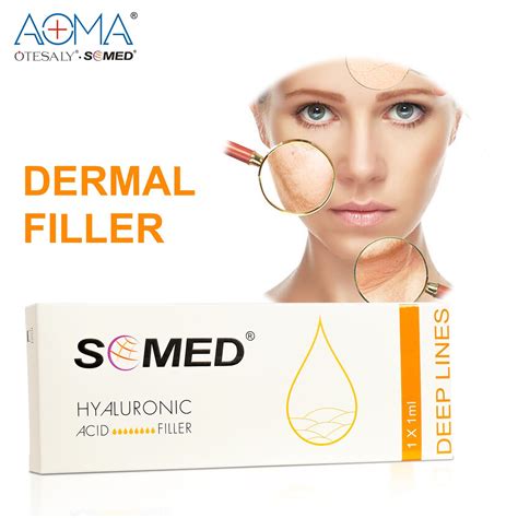 Somed 1ml Deep Lines Collagen Filler Injectable Hyaluronic Acid Dermal