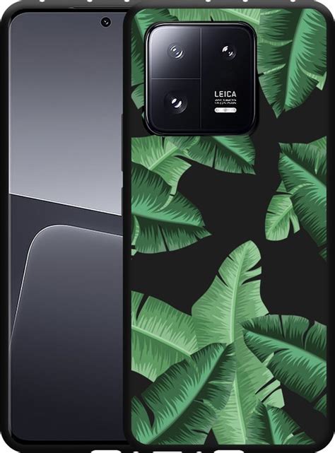 Cazy Hoesje Zwart Geschikt Voor Xiaomi Pro Palm Leaves Bol