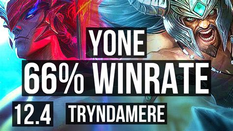 Yone Vs Tryndamere Top 8 Solo Kills 66 Winrate Dominating Euw