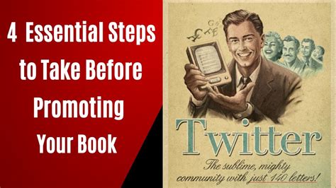 4 Essential Steps To Take Before Promoting Your Book Youtube