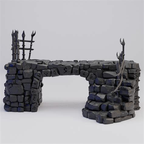 Hot Goblin ソウルテレーン ミニチュア ホットゴブリン TRPG 遺跡 橋