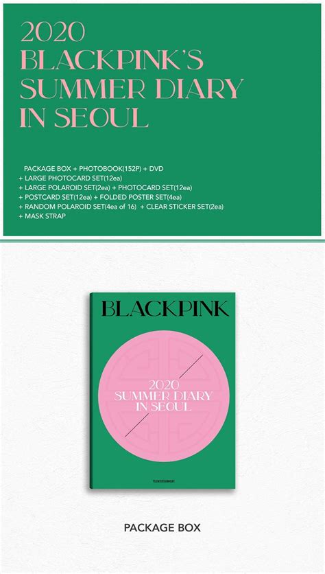 Buy BLACKPINK 2020 BLACKPINK S SUMMER DIARY IN SEOUL DVD Photobook