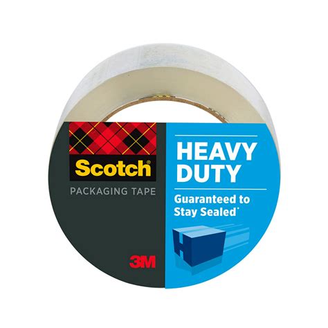 Scotch Heavy Duty Packaging Tape, 1.88" x 54.6 yd, Designed for Packing ...