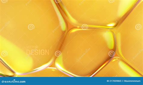 Yellow Transparent Soft Bubbles Stock Vector Illustration Of