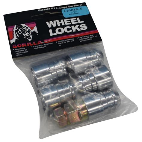 Gorilla Automotive 61681b5 Gorilla Guard Wheel Locks Summit Racing