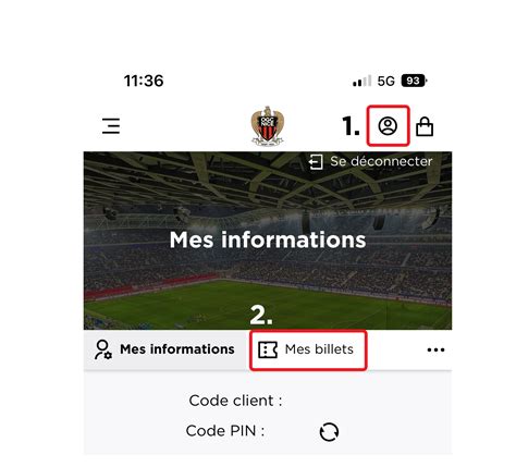 Infos M Ticket OGC Nice Billetterie OGC Nice