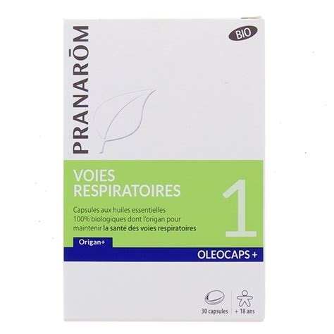 Oleocaps 1 Voies Respiratoires Bio x30 capsules Pranarôm IllicoPharma