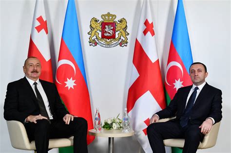 Ilham Aliyev Held One On One Meeting With Prime Minister Of Georgia