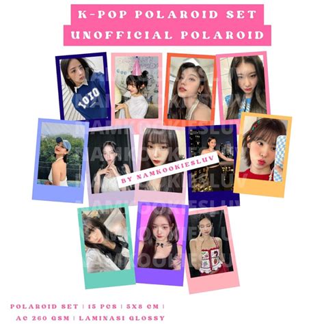 Jual Cod Polaroid Kpop Newjeans Ive Itzy Lesserafim Aespa Redvelvet