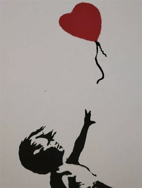 Banksy Girl With Red Balloon Wcp 風船ポスター 今年人気のブランド品や 3800円引き Swimmainjp