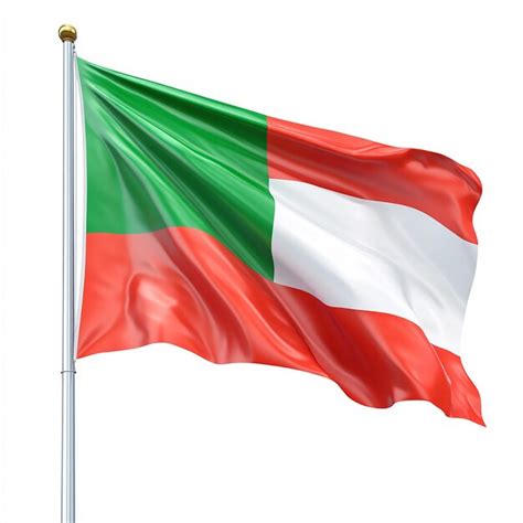Waving Italian Flag Premium Ai Generated Image