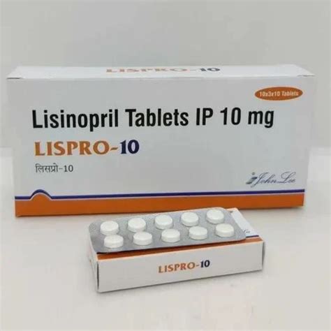 Lisinopril 10mg Tablets At Rs 145stripe Lisinopril Tablet In Navi