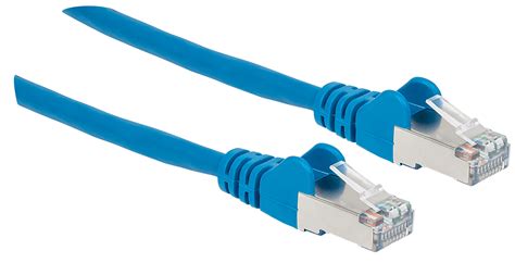 Intellinet Cat A S Ftp Patch Cable Ft Blue