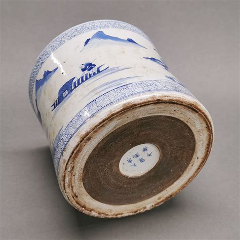 Images For Chinese Porcelain Brush Pot Auctionet