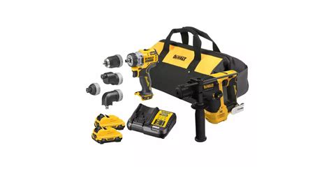 Zestaw Combo DCH072 DCD703 12V XR Li Ion 2x3Ah DeWALT DCK2101L2 Torba