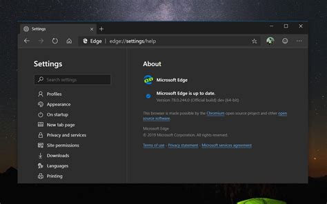 Actualizaciones De Microsoft Edge En Windows Con Ajustes En El Modo