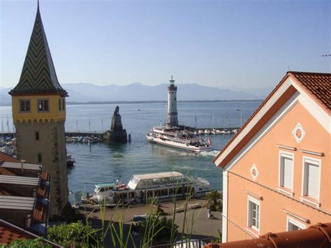 Blick Von Der Dachterrass Yachthotel Helvetia Wellness Spa