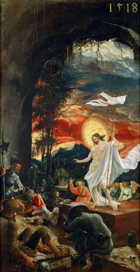Resurrection Of Christ Painting Albrecht Altdorfer Oil Paintings
