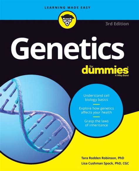 Genetics For Dummies By Tara Rodden Robinson Lisa Spock Paperback