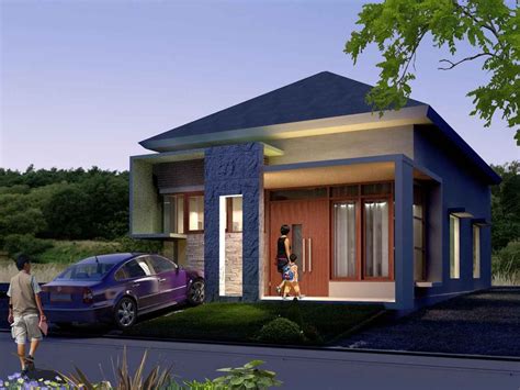 32 Desain Rumah Atap Datar Sederhana Background Matamawa