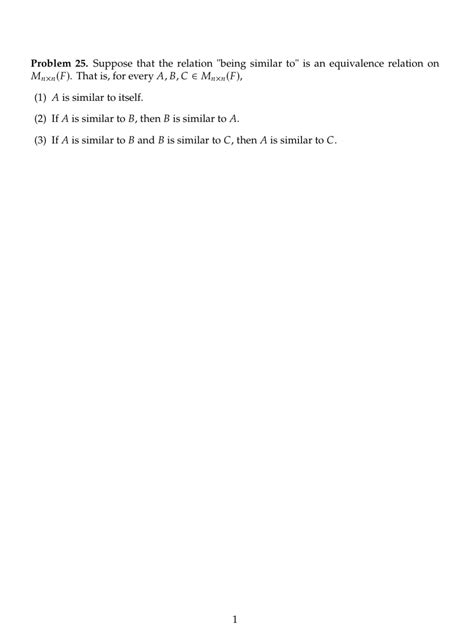 Answered Problem 25 Suppose That The Relation Bartleby