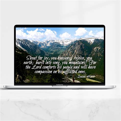 Computer Wallpaper Digital Screensaver Inspirational Quote Etsy