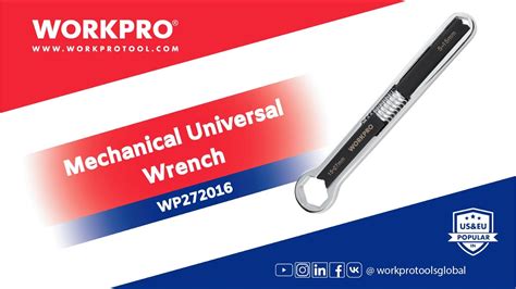 WORKPRO Universal Wrench Metric SAE Amazing At Removing Bolts Of