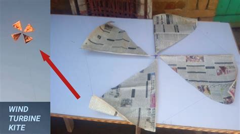 How To Make International Newspaper Wind Turbine Kite Diy Wind Glider