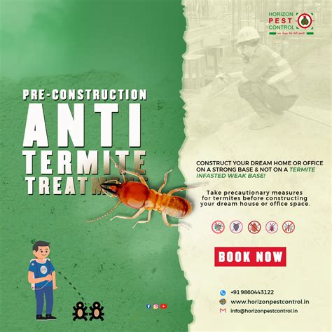 Pre Anti Termite Treatment Horizon Pest Control