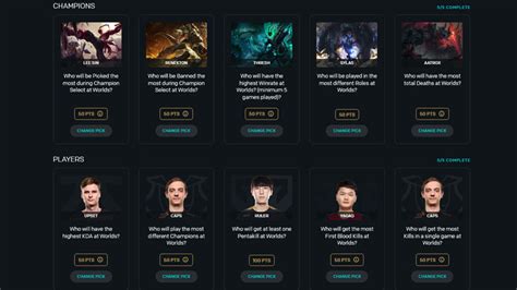 LoL Worlds Pickem 2022 Predictions Information And Rewards