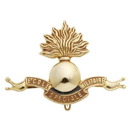 Insigne Beret Or Ecole Speciale Militaire Ref