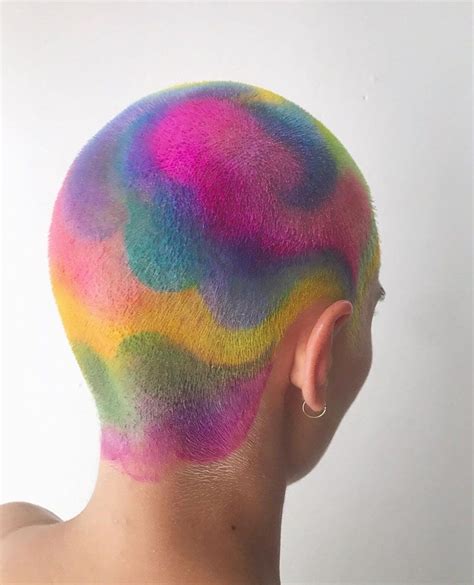 This Berlin Based Hair Artist Makes Buzzcuts Her Psychedelic Canvas