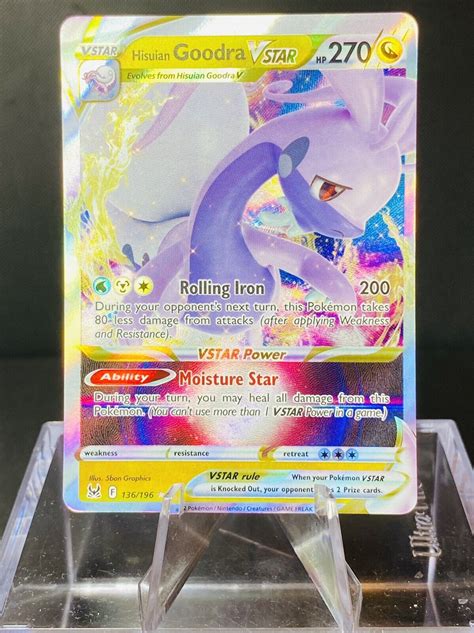 Hisuian Goodra Vstar Swsh Lost Origin Ultra Rare