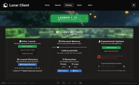 Lunar Client For Minecraft Apex Hosting