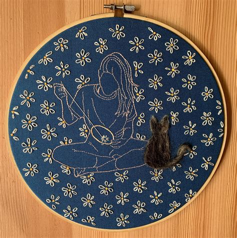 Lazy Daisy Stitch For Daaaaysies Embroidery