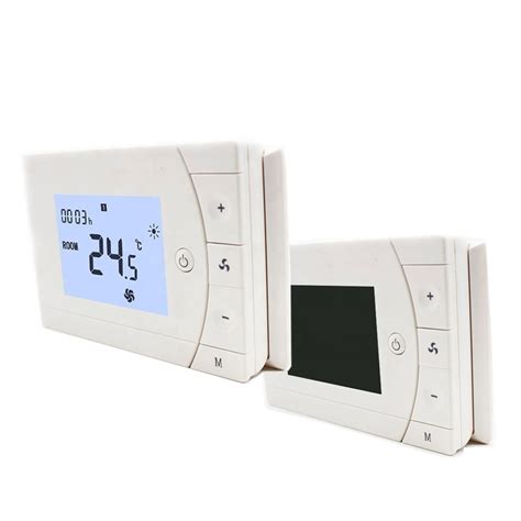 Smart Energy Saving Programmable Presetting Temperature Fan Coil Room Thermostat