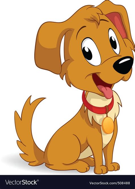 Cute Cartoon Vector Puppy Dog on Amazing Dog Photo Ideas 7428 | Cute ...