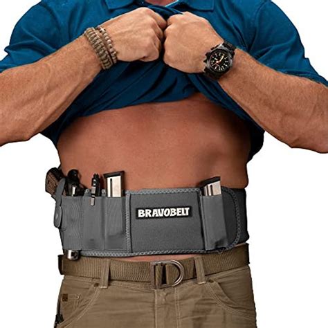 Bravobelt Belly Band Holster For Concealed Carry Athletic Flex Fit For