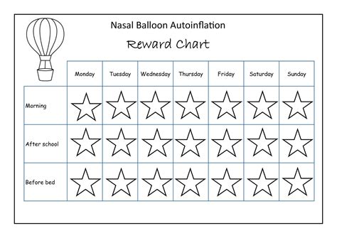 Free Printable Reward Chart Templates [word Pdf] Teachers