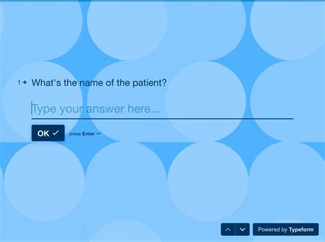 Patient Encounter Form Typeform Template