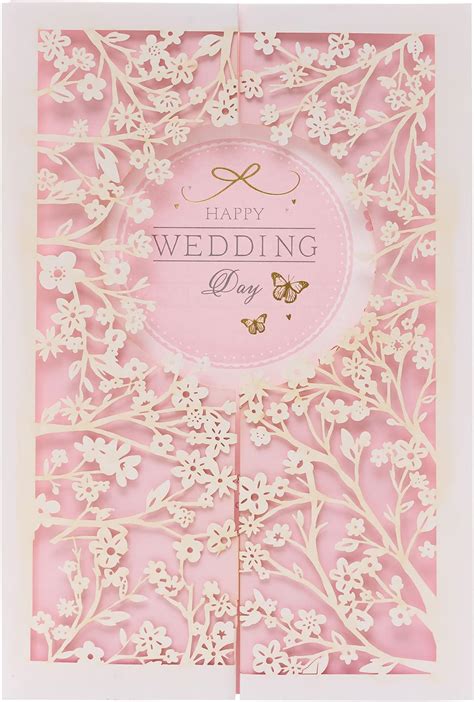 Uk Greetings Wedding Card For Him Her Friend Champagne Design