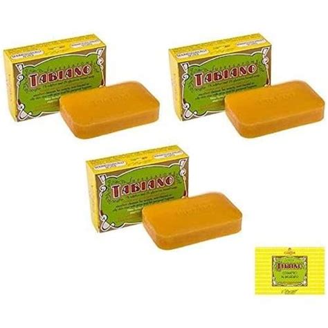 Savon au Soufre et Glycérine Pack de 3 Savons Supersapone Tabiano