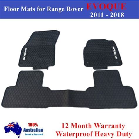 Heavy Duty Waterproof Rubber Floor Mats For Range Rover Evoque