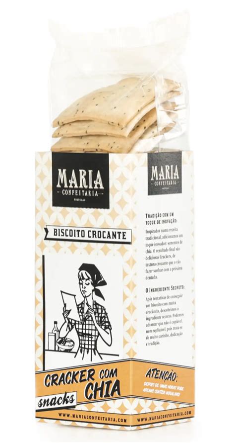 Maria Confeitaria Chia Crackers | Portugalia Marketplace